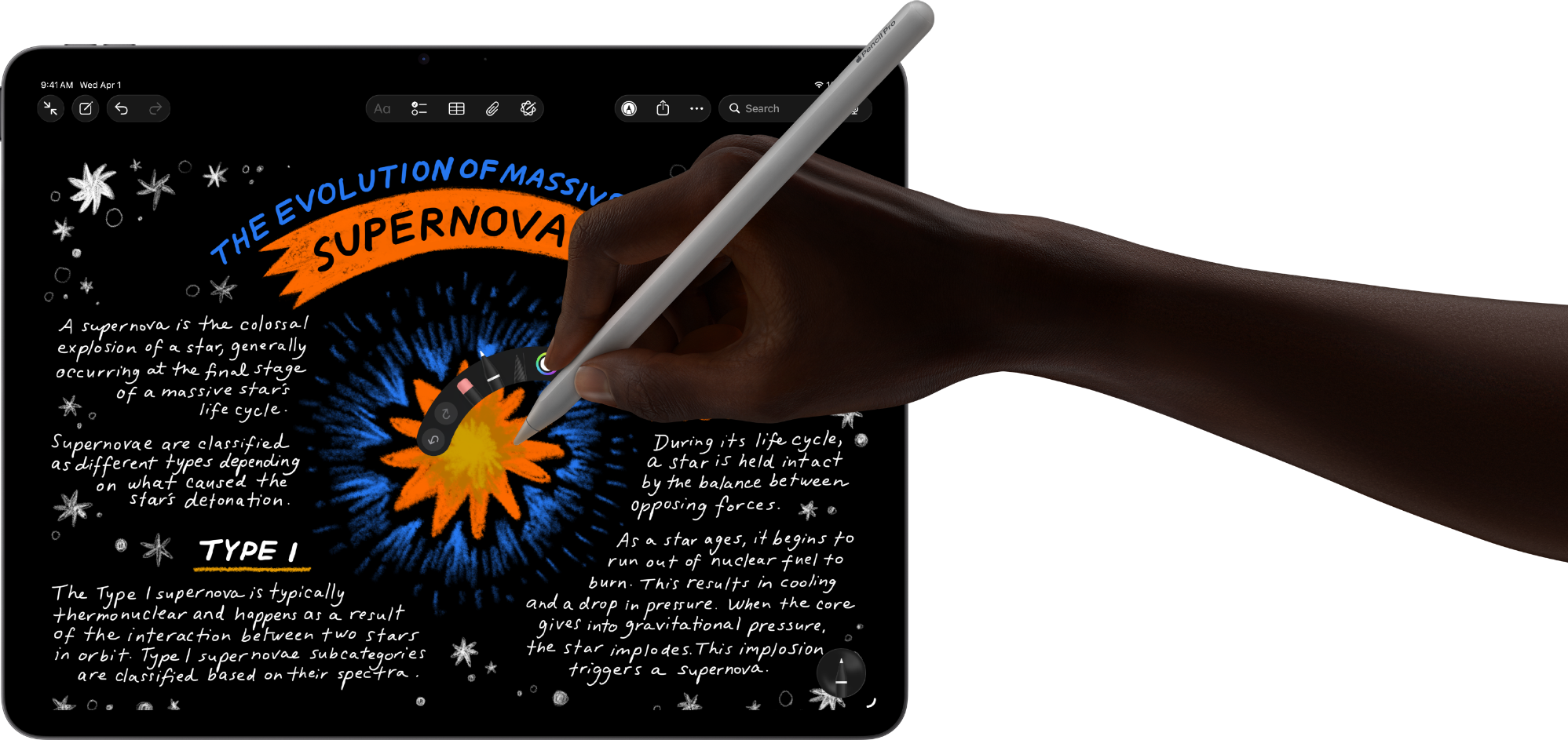 iPad mit Apple Pencil
