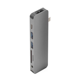 HyperDrive Solo 7-in-1 USB-C Hub für MacBook, space grau