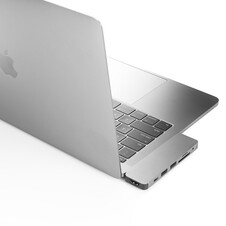 Sie sehen das Produktbild 02 von HyperDrive Solo 7-in-1 USB-C Hub für MacBook, silber> HyperDrive Solo 7-in-1 USB-C Hub für MacBook, silber>