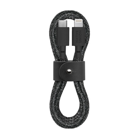 Sie sehen das Produktbild 01 von Native Union Belt Lightning auf USB-C Kabel 1.2m, cosmos/schwarz Native Union Belt Lightning auf USB-C Kabel 1.2m, cosmos/schwarz