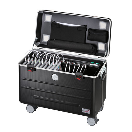 Sie sehen das Produktbild 01 von PARAT Case i16 für 16 iPad inkl. LED USB-Lightning Kabel, schwarz PARAT Case i16 für 16 iPad inkl. LED USB-Lightning Kabel, schwarz