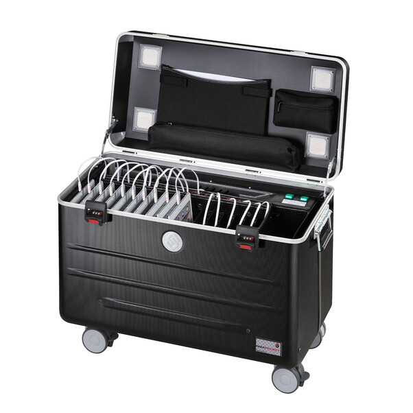 Sie sehen das Produktbild 01 von PARAT Case i16 für 16 iPad inkl. LED USB-Lightning Kabel, schwarz PARAT Case i16 für 16 iPad inkl. LED USB-Lightning Kabel, schwarz