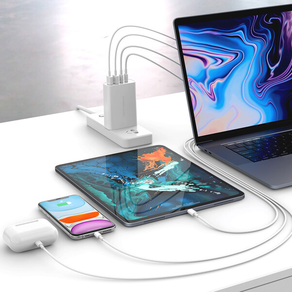 HyperJuice 100W GaN Charger, weiß>