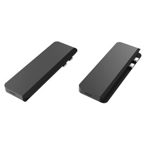 HyperDrive 7-in-2 Duo USB-C Hub, space grau