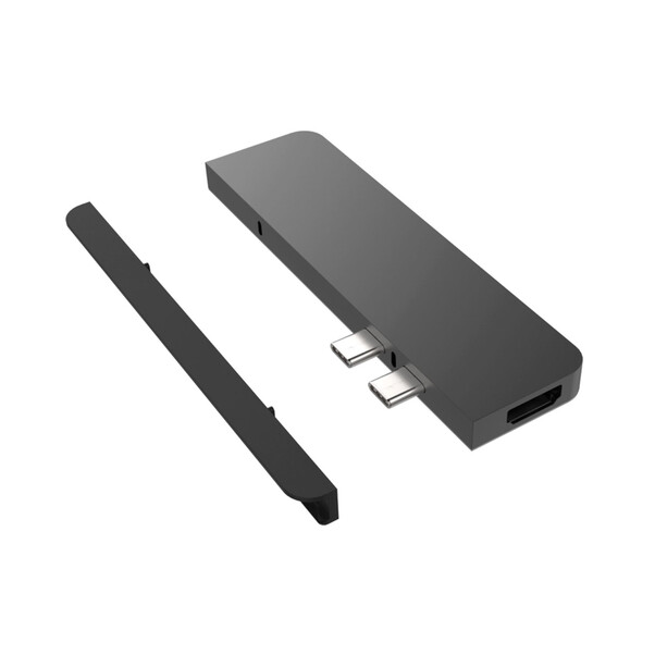 Sie sehen das Produktbild 02 von HyperDrive 7-in-2 Duo USB-C Hub, space grau HyperDrive 7-in-2 Duo USB-C Hub, space grau