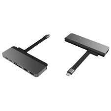 Sie sehen das Produktbild 03 von HyperDrive 7-in-2 Duo USB-C Hub, space grau HyperDrive 7-in-2 Duo USB-C Hub, space grau