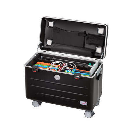 PARAT Case i16 KidsCover für 16 iPad inkl. LED USB-Lightning Kabel, schwarz