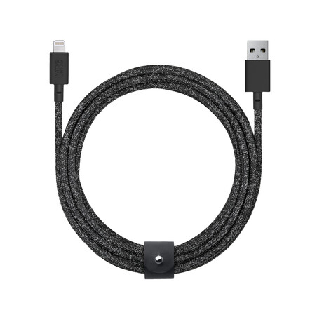 Sie sehen das Produktbild 01 von Native Union Belt Lightning Kabel 3m, cosmos/schwarz Native Union Belt Lightning Kabel 3m, cosmos/schwarz
