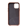 Decoded Leder Back Cover für iPhone 12 mini, braun >