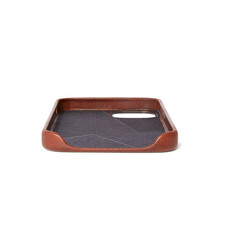 Decoded Leder Back Cover für iPhone 12 mini, braun >