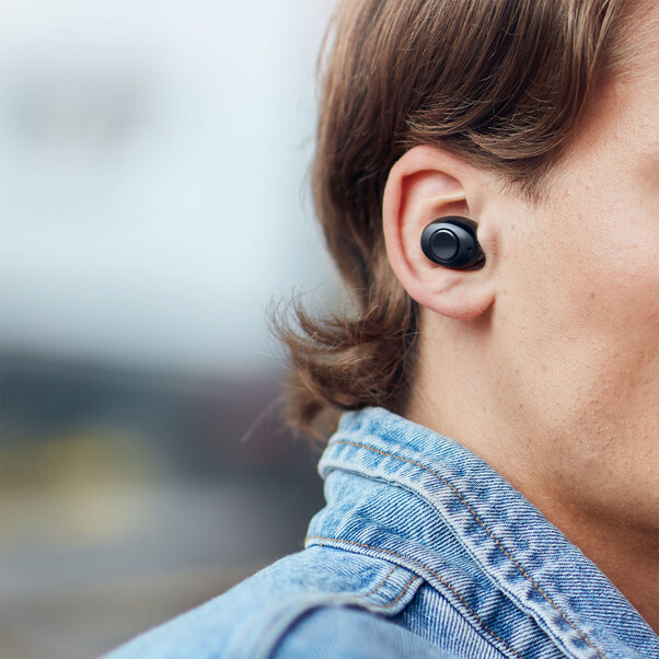 Sudio Tolv R, kabelloser In-Ear Bluetooth Kopfhörer, schwarz>