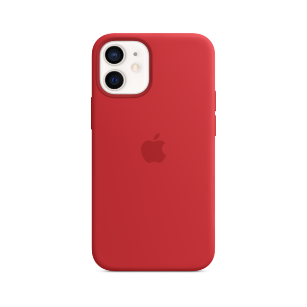 Sie sehen das Produktbild 01 von Apple iPhone 12 mini Silikon Case mit MagSafe, (PRODUCT)RED Apple iPhone 12 mini Silikon Case mit MagSafe, (PRODUCT)RED