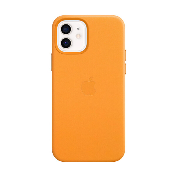 Apple iPhone 12 mini Leder Case mit MagSafe, california poppy