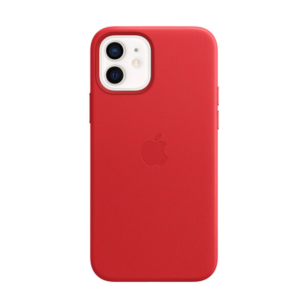 Sie sehen das Produktbild 01 von Apple iPhone 12 mini Leder Case mit MagSafe, (PRODUCT)RED Apple iPhone 12 mini Leder Case mit MagSafe, (PRODUCT)RED