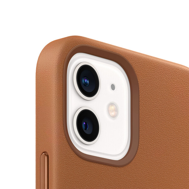 Sie sehen das Produktbild 03 von Apple iPhone 12 mini Leder Case mit MagSafe, sattelbraun> Apple iPhone 12 mini Leder Case mit MagSafe, sattelbraun>