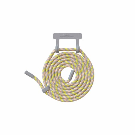 Sie sehen das Produktbild 01 von Woodcessories Lanyard für Change Case, grau/gelb> Woodcessories Lanyard für Change Case, grau/gelb>