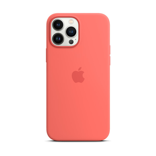 Apple iPhone 13 Pro Max Silikon Case mit MagSafe, pink pamelo