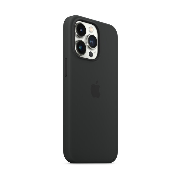Apple iPhone 13 Pro Silikon Case mit MagSafe, mitternachtschwarz