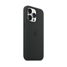 Apple iPhone 13 Pro Silikon Case mit MagSafe, mitternachtschwarz
