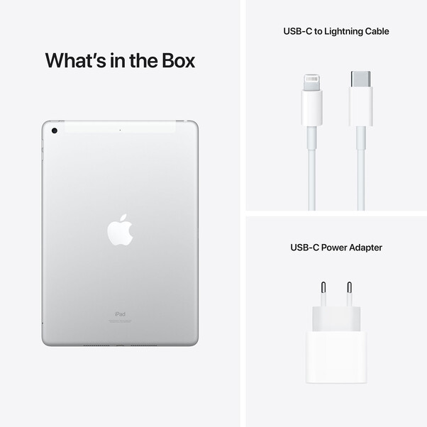 iPad Wi-Fi + Cellular, 64GB, silber, 10.2" (9.Gen.)>