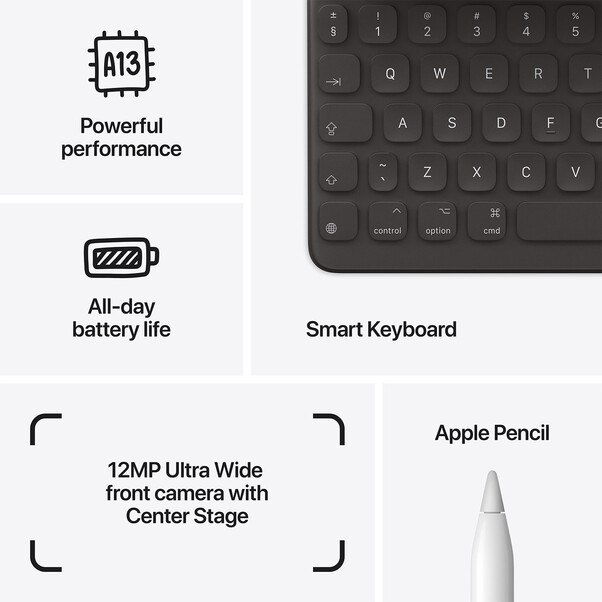 iPad Wi-Fi, 256GB, space grau, 10.2" (9.Gen.)>
