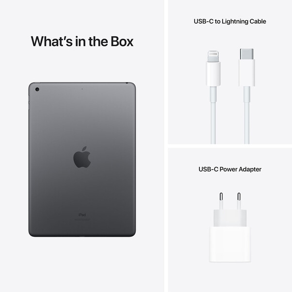 iPad Wi-Fi, 256GB, space grau, 10.2" (9.Gen.)>