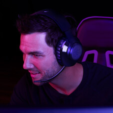 JBL Quantum 350, Kabelloses Over-Ear-Gaming-Headset, schwarz