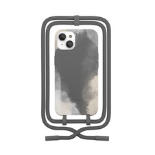 Woodcessories Change Case Batik für iPhone 13, grau>