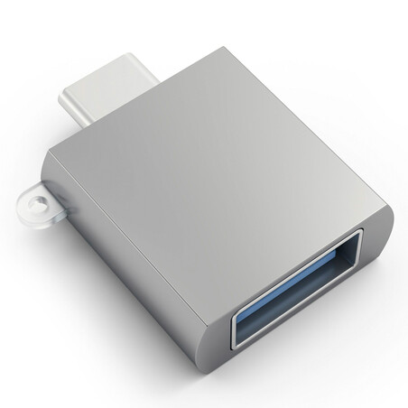 Sie sehen das Produktbild 01 von Satechi Aluminium Type-C zu Type-A USB Adapter, space grau Satechi Aluminium Type-C zu Type-A USB Adapter, space grau