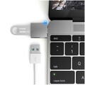 Satechi Aluminium Type-C zu Type-A USB Adapter, space grau