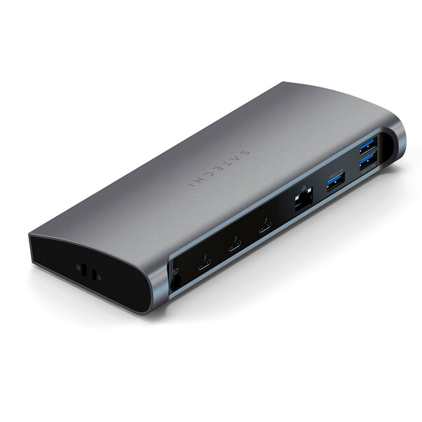 Sie sehen das Produktbild 01 von Satechi Thunderbolt 4 Dock, space grau Satechi Thunderbolt 4 Dock, space grau