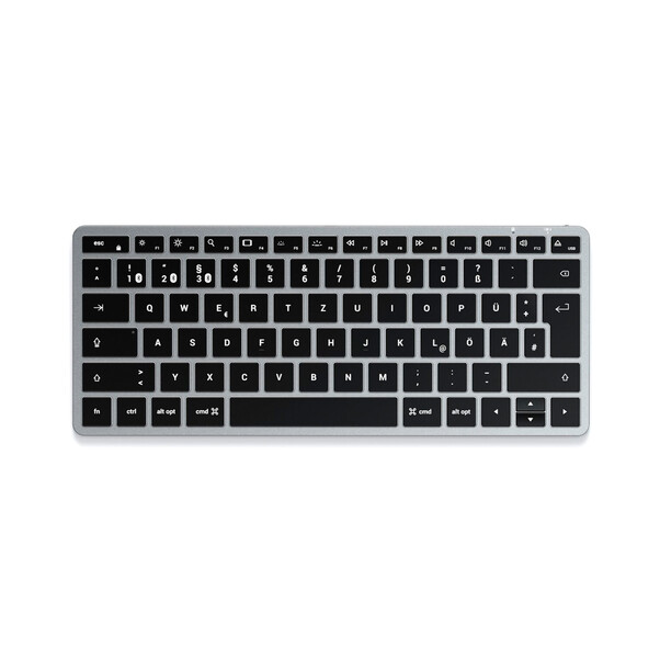 Satechi Slim X1 Bluetooth Keyboard, dt., space grau