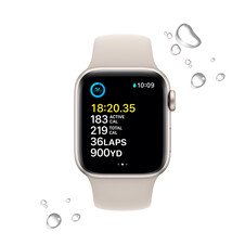 Sie sehen das Produktbild 02 von Apple Watch SE GPS 44mm StarAlu StarlightSportBand Apple Watch SE GPS 44mm StarAlu StarlightSportBand