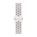 Apple Watch 38/40/41mm, Nike Sportarmband, schwarz/weiß