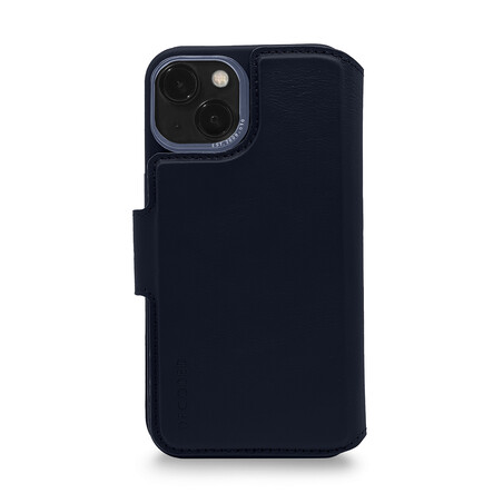 Sie sehen das Produktbild 01 von Decoded MagSafe Leder 2-in-1 Wallet Case und Backcover für iPhone 14 Plus, blau > Decoded MagSafe Leder 2-in-1 Wallet Case und Backcover für iPhone 14 Plus, blau >