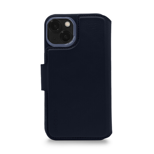 Sie sehen das Produktbild 01 von Decoded MagSafe Leder 2-in-1 Wallet Case und Backcover für iPhone 14 Plus, blau > Decoded MagSafe Leder 2-in-1 Wallet Case und Backcover für iPhone 14 Plus, blau >