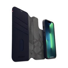 Sie sehen das Produktbild 03 von Decoded MagSafe Leder 2-in-1 Wallet Case und Backcover für iPhone 14 Plus, blau > Decoded MagSafe Leder 2-in-1 Wallet Case und Backcover für iPhone 14 Plus, blau >