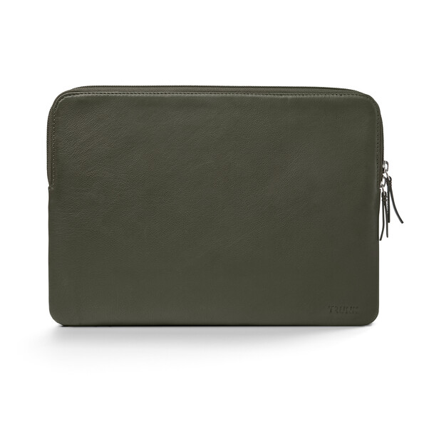 Sie sehen das Produktbild 01 von Trunk Leder Sleeve für MacBook Air/MacBook Pro 13", grün> Trunk Leder Sleeve für MacBook Air/MacBook Pro 13", grün>