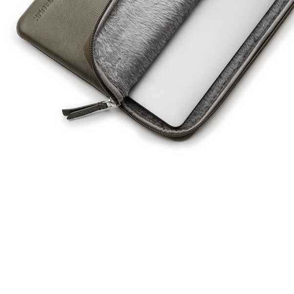 Sie sehen das Produktbild 03 von Trunk Leder Sleeve für MacBook Air/MacBook Pro 13", grün> Trunk Leder Sleeve für MacBook Air/MacBook Pro 13", grün>