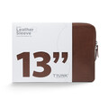 Trunk Leder Sleeve für MacBook Air/MacBook Pro 13", braun