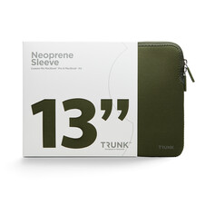 Sie sehen das Produktbild 02 von Trunk Neopren Sleeve für MacBook Pro/MacBook Air (2016-2022) 13", oliven-grün Trunk Neopren Sleeve für MacBook Pro/MacBook Air (2016-2022) 13", oliven-grün