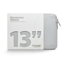 Trunk Neopren Sleeve für MacBook Air/MacBook Pro 13", silber