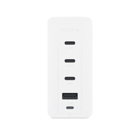 Mophie Speedport 120 4-Port GaN Ladegerät (120 W), weiß