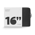 Trunk Leder Sleeve für MacBook Pro 16" (2021-2023), schwarz