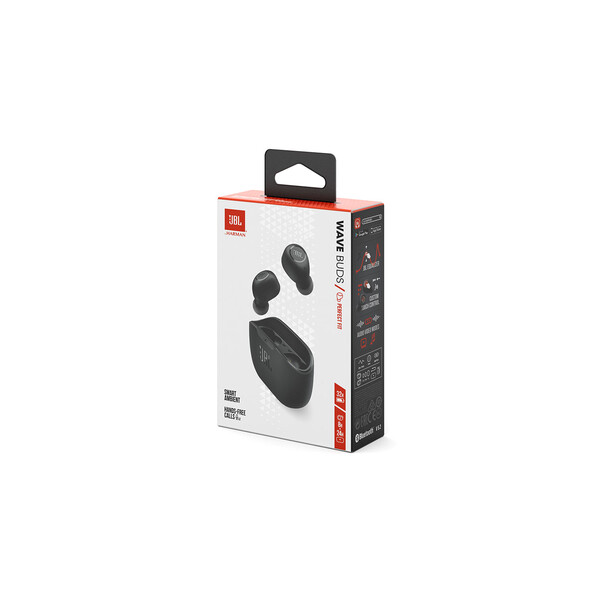 Sie sehen das Produktbild 05 von JBL Wave Buds, schwarz > JBL Wave Buds, schwarz >