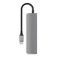 Satechi Type-C USB Passthrough HDMI Hub, space grau