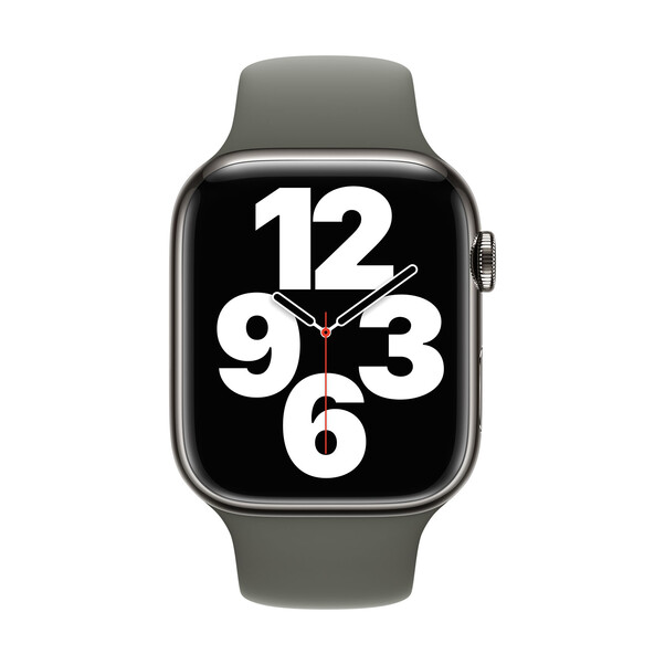 Sie sehen das Produktbild 03 von Apple Watch 42/44/45mm, Sportarmband, oliv Apple Watch 42/44/45mm, Sportarmband, oliv