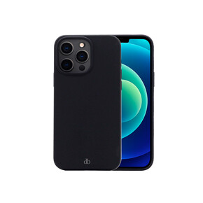 dbramante Monaco Silikon Case für iPhone 13 Pro Max, schwarz&amp;gt;