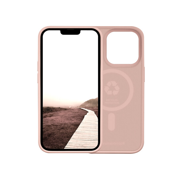 Sie sehen das Produktbild 01 von dbramante Monaco Silikon Case mit MagSafe für iPhone 14 Pro, rosa dbramante Monaco Silikon Case mit MagSafe für iPhone 14 Pro, rosa