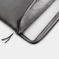 Trunk Leder Sleeve für MacBook Pro 14" (2021), schwarz